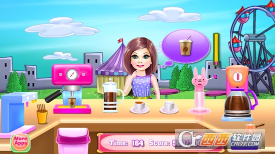 游乐园食品卡车