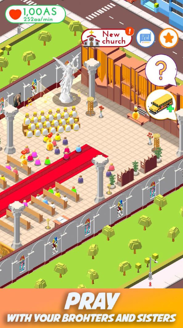 空闲教会游戏汉化中文版图片2