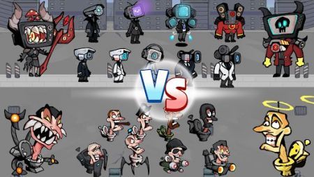 怪兽战争马桶人vs监控人安卓版