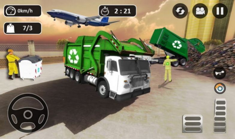 垃圾车行驶游戏安卓版(Garbage Trash Truck Dri v3.3.4