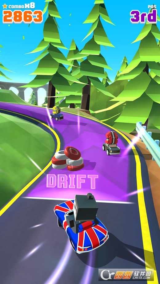 Blocky Racing(无尽街道狂飙手游)