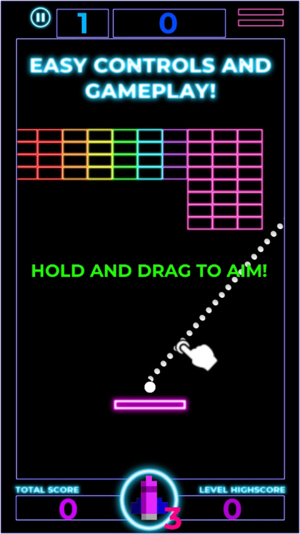 砖破碎机霓虹灯挑战 v0.0.7