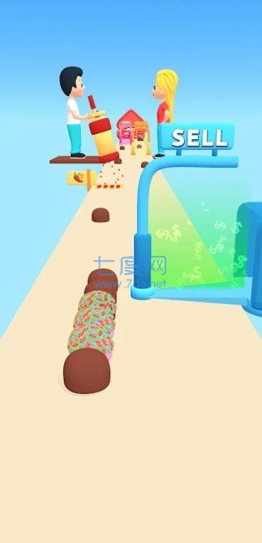 烹饪甜点跑游戏