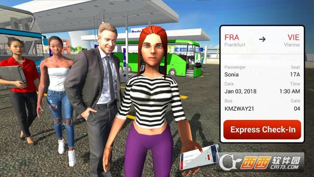 Coach Bus Driving Simulator(2018公交车驾驶模拟器无限金币版)