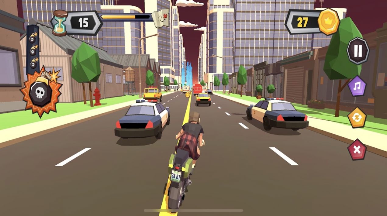混乱交通摩托车骑士游戏中文版(Chaos Traffic Motorbike Rider)  v3.5.2