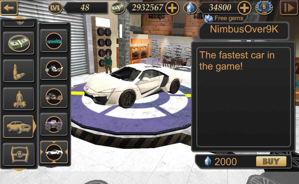 维加斯自由模拟器2无限金币无限钻石 v2.9.1