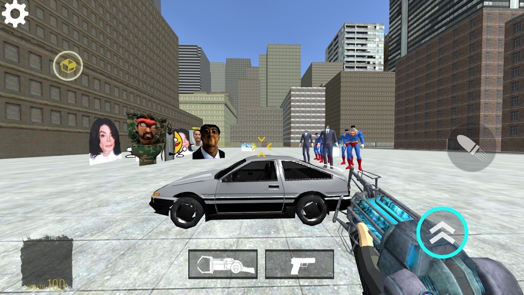 幕后的Nextbots沙盒内置菜单 v1.28