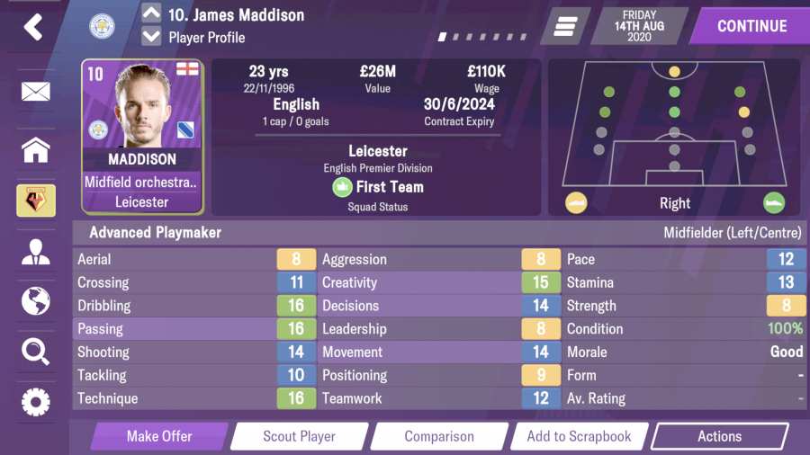 足球经理人2021手游最新中文版图片2