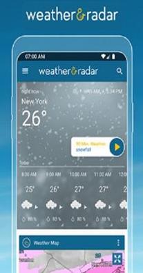 天气雷达图截图2