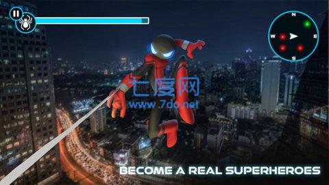 绳索蜘蛛火柴人