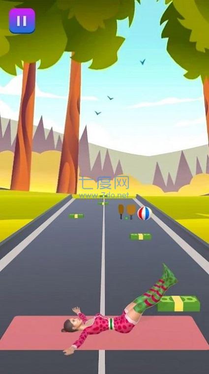 瑜伽3D训练跑游戏