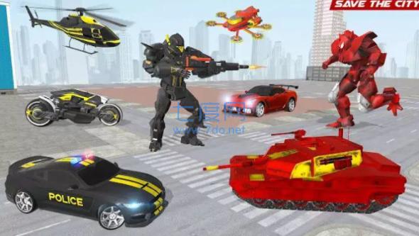 美国警用机器人汽车大战 v1.4