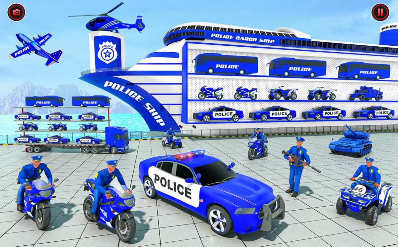 警察货物运输卡车 v1.24
