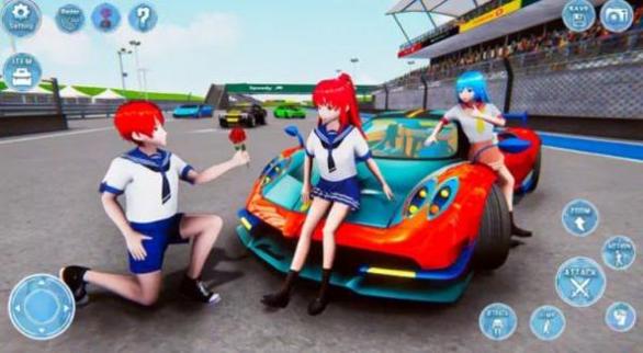 动漫高中女生3D模拟 v1.0