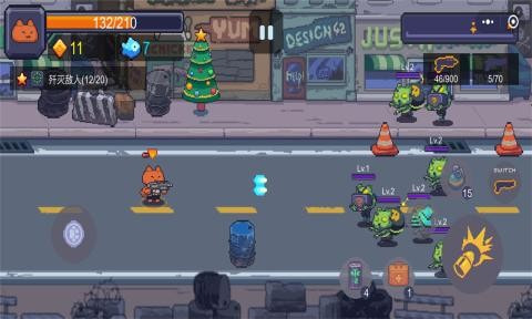 可爱猫咪大战强力僵尸手机游戏安卓版图片1