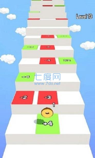 弹跳楼梯游戏