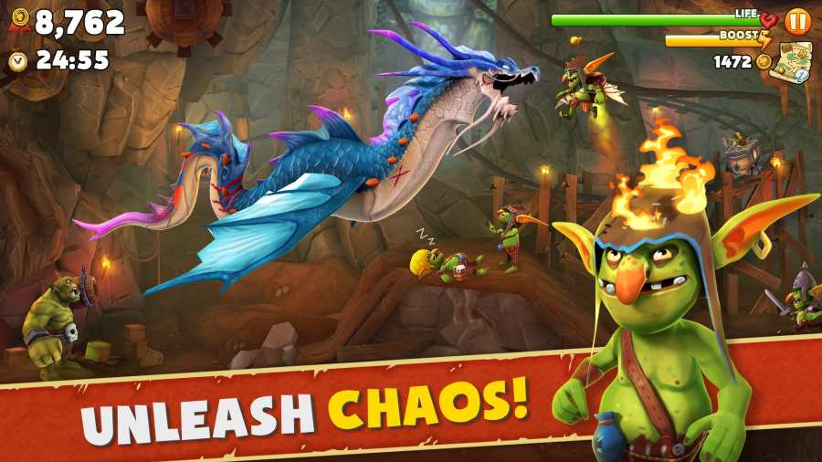 饥饿龙3.10国际版最新版免费金币版免费钻石版2021  v3.2.1