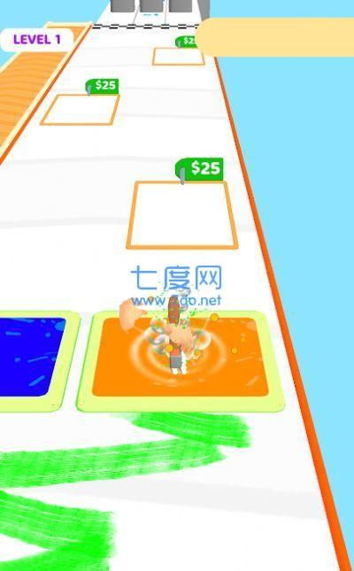 笔刷绘制跑游戏