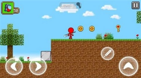 红色火柴人动画跑酷战斗机  v1.0.7