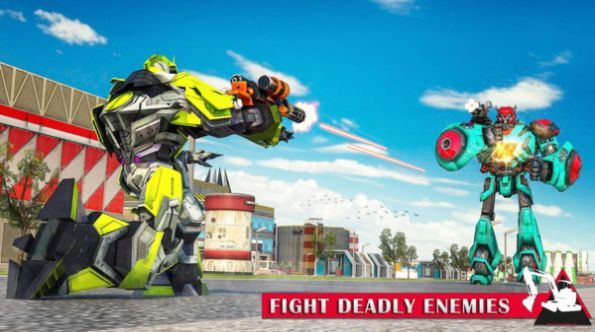 挖掘飞行机器人游戏免费金币最新版图片1