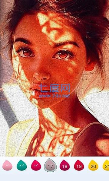 数字填色秘密花园绘图