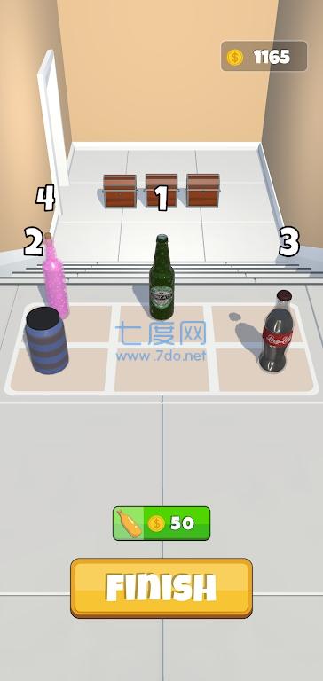 瓶子合并击破游戏