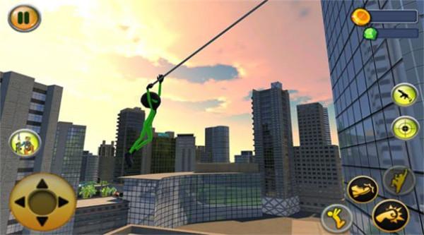 绿火柴人绳索英雄  v1.0