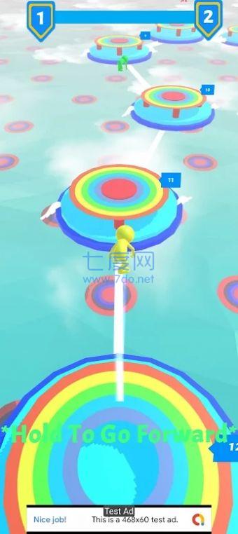 跳跃比赛3d游戏