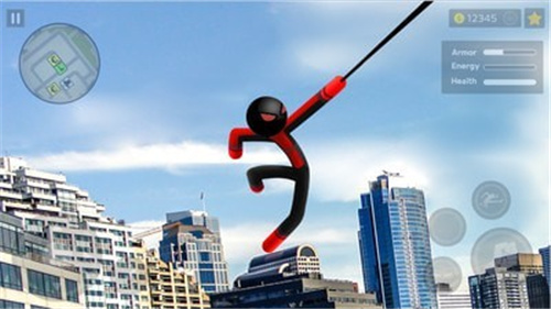 绳索火柴人城市英雄 v1.0.16