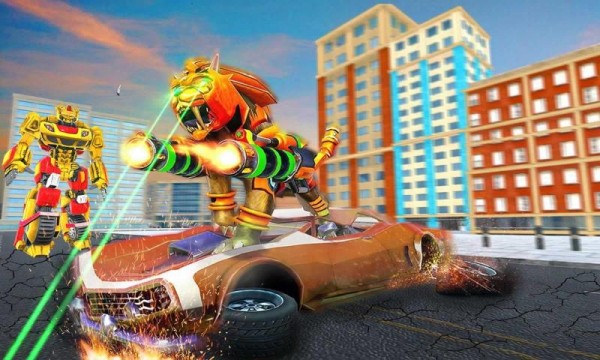 超级英雄飞狮机器人变形游戏官方安卓版  v3.4.3