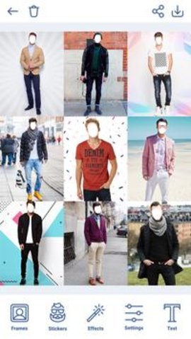 Man Hairstyles Photo Editor男士扫脸配发型APP最新版图片1