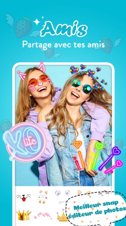 Snap Stickers Photo Editor贴纸相机软件官方版图片1