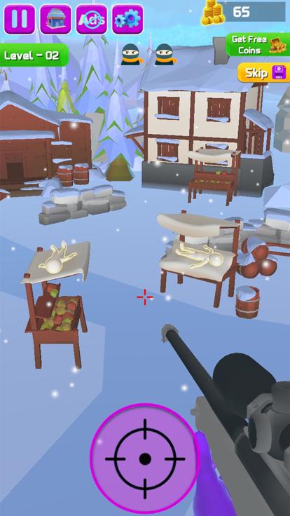 迷彩狙击手出击