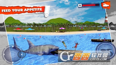 愤怒的鲨鱼模拟3D v1.6 安卓版