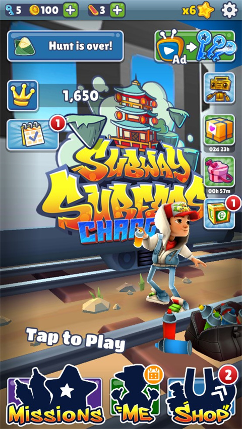 地铁跑酷长安版本下载安装最新版