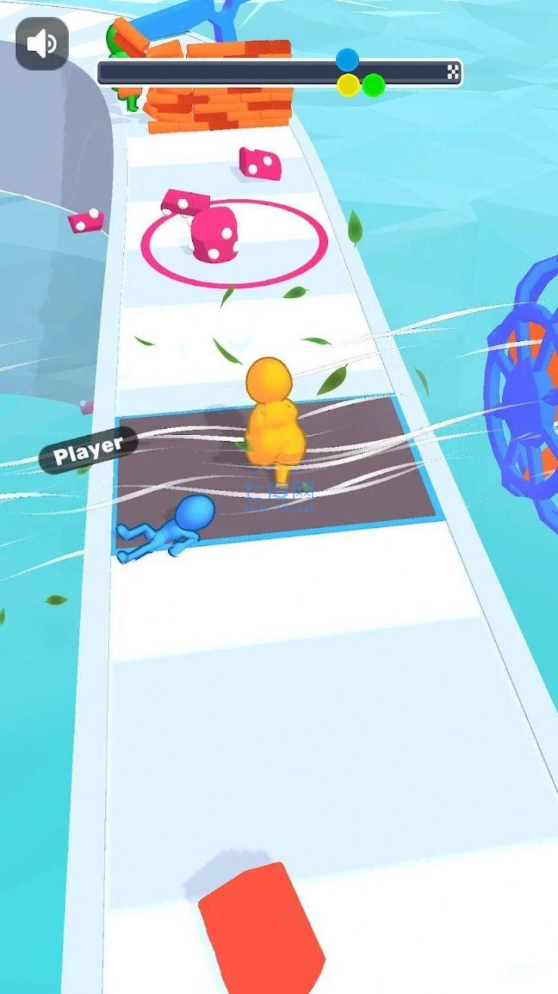 苗条胖子赛跑游戏