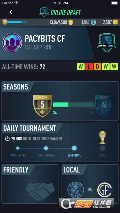 PACYBITS FUT 19(足球俱乐部)中文版 v1.4安卓版