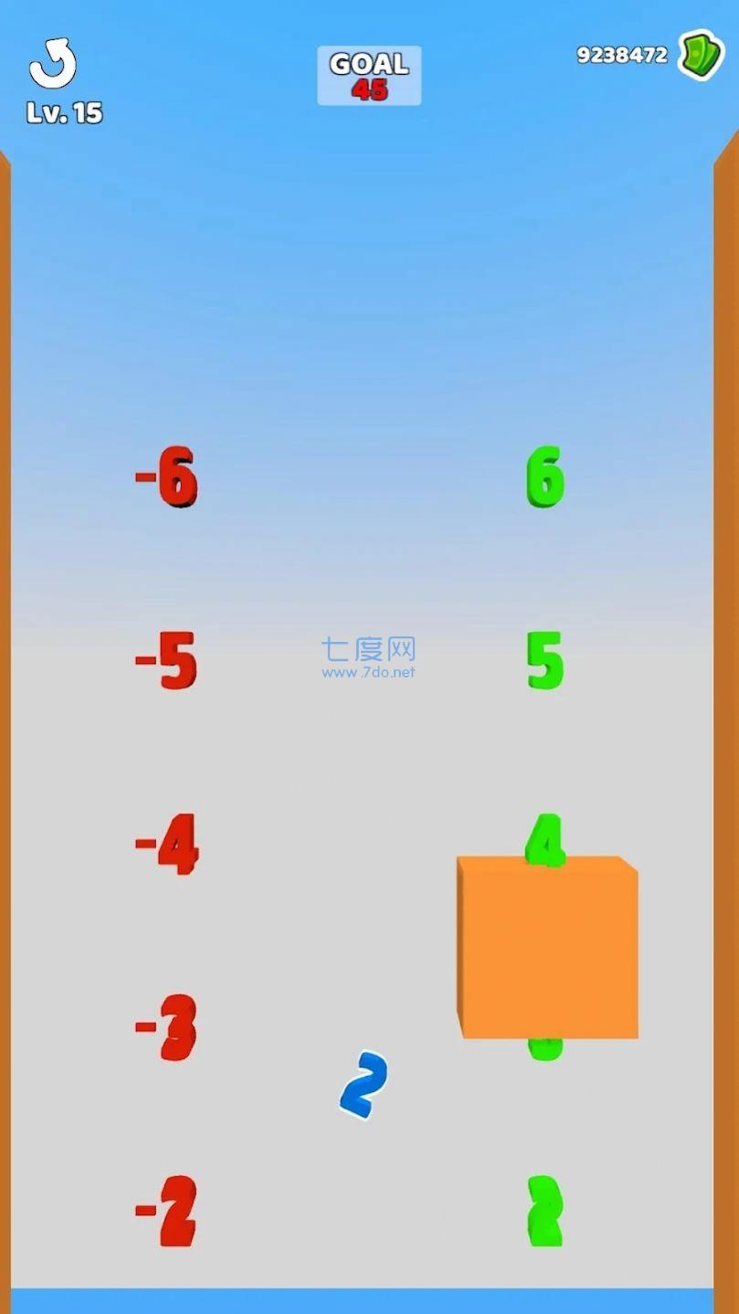 数字上升3D游戏