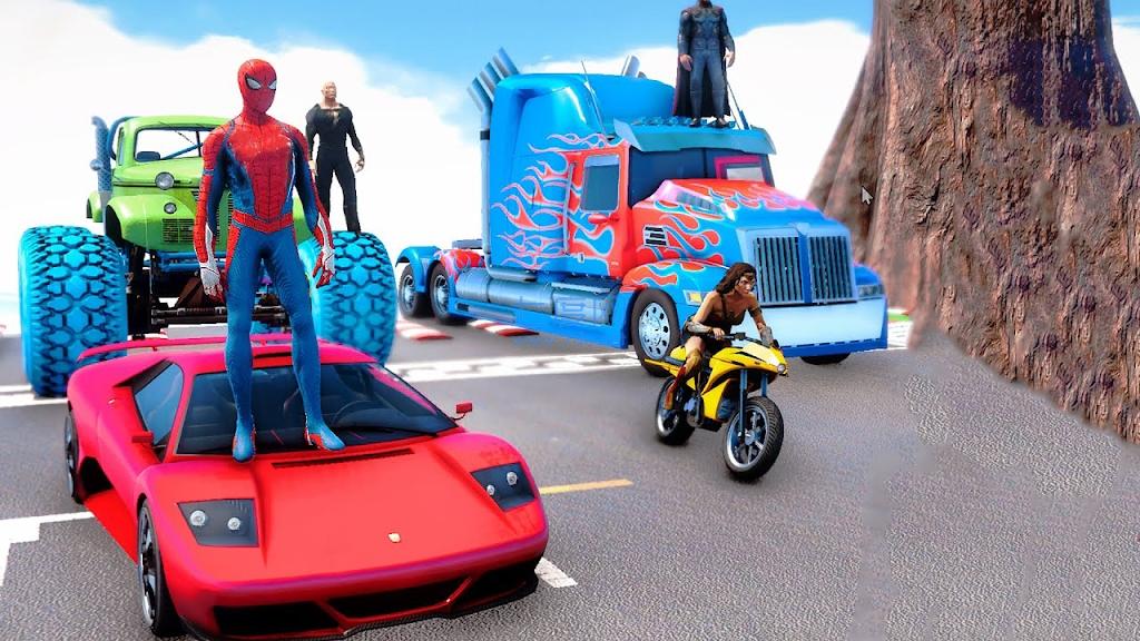 蜘蛛英雄交通赛车spider herotrafficcarrace3d v0.1