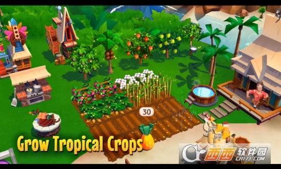FarmVille: Tropic Escape(开心农场热带度假游戏)截图2