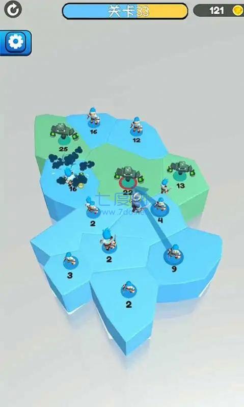 合并怪物领地占领游戏