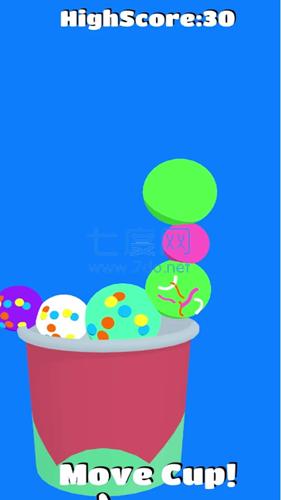 接冰淇淋球游戏