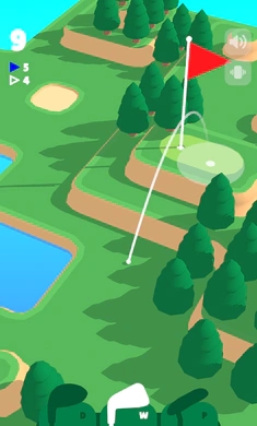 咖啡高尔夫游戏