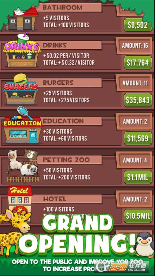 Idle Zoo Tycoon(放置动物园大亨)截图2