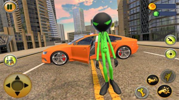 绿火柴人绳索英雄  v1.0