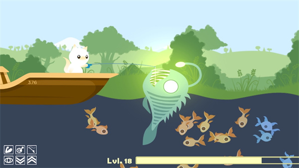 小猫钓鱼游戏有船龙王版(Cat Goes Fishing) v1.2