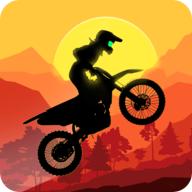 日落越野摩托车