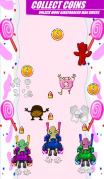 姜饼人逃生 A Bike Race of Gingerman Oven Escape Kakao vs. Sugar Candy Treats Free Multiplayer Game v3.1.5