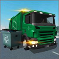 城市绿皮清洁车模拟