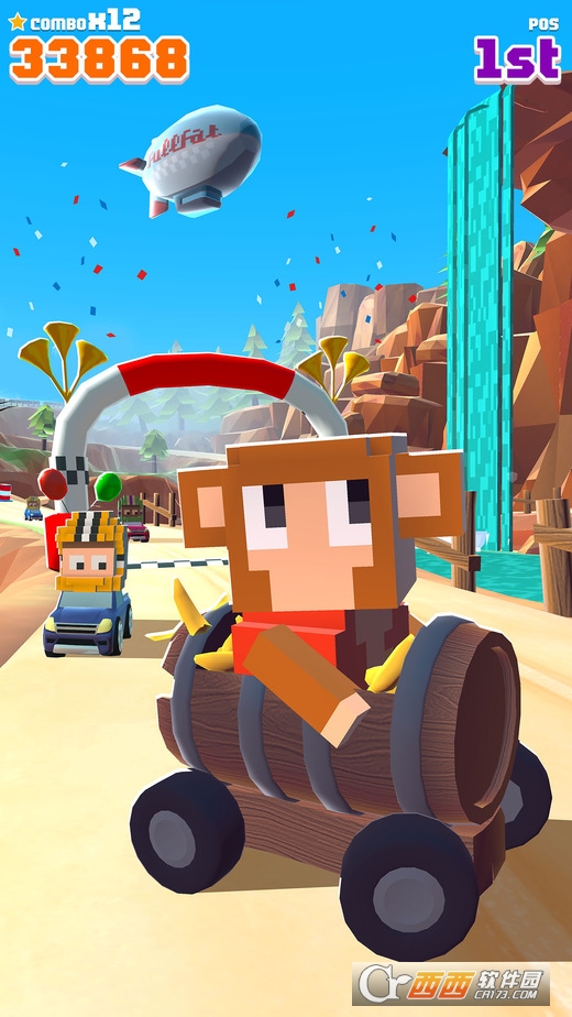 Blocky Racing(无尽街道狂飙手游)